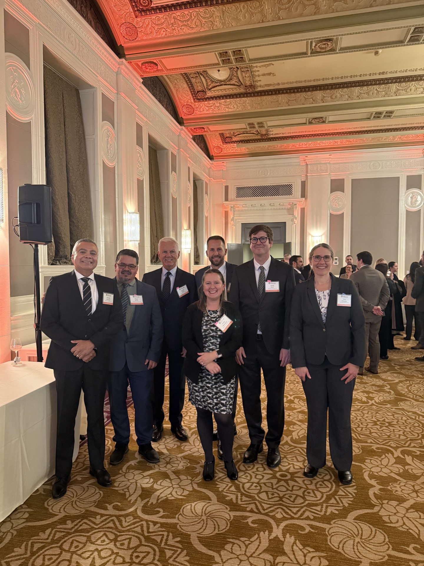 Cable Huston team at dinner, along with